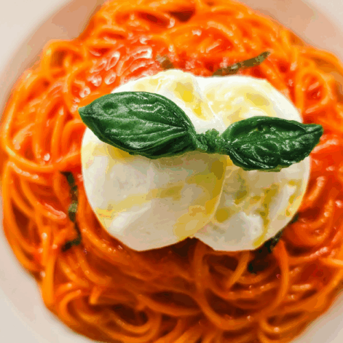 pasta med burrata