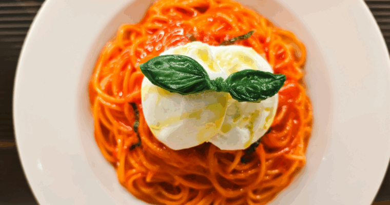 Pasta med burrata